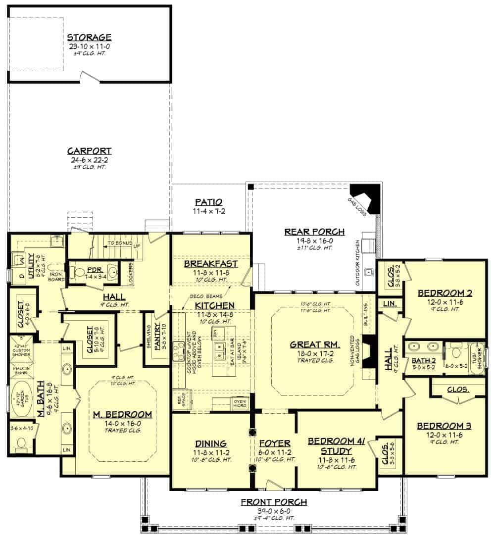 Floor Plan Main Level