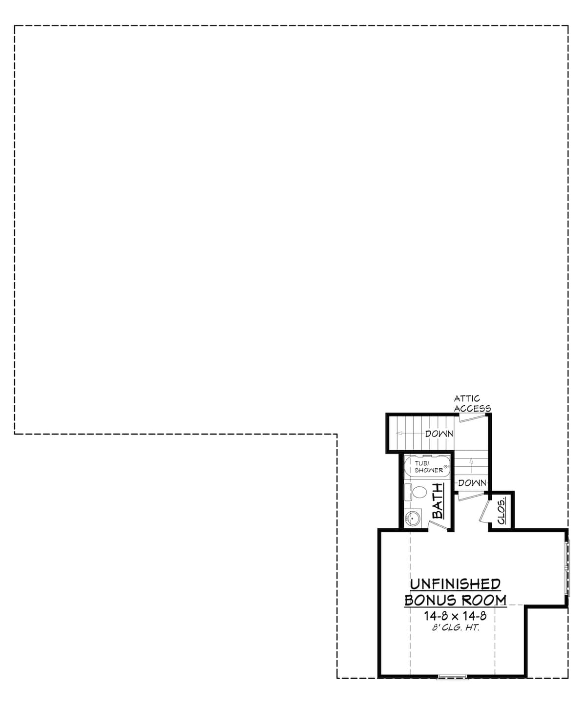 Floor Plan Bonus Room