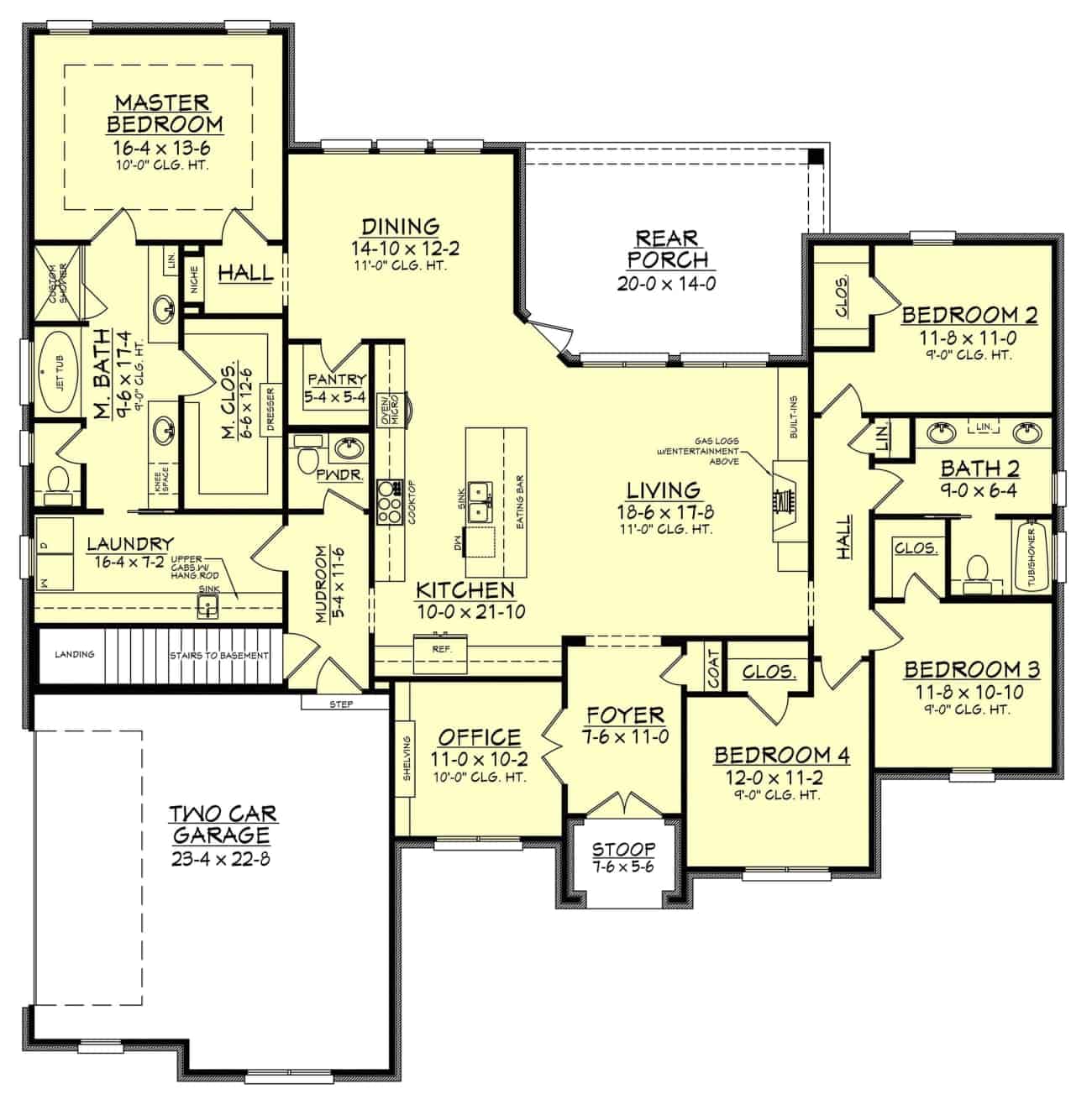 Basement Option Stair Location
