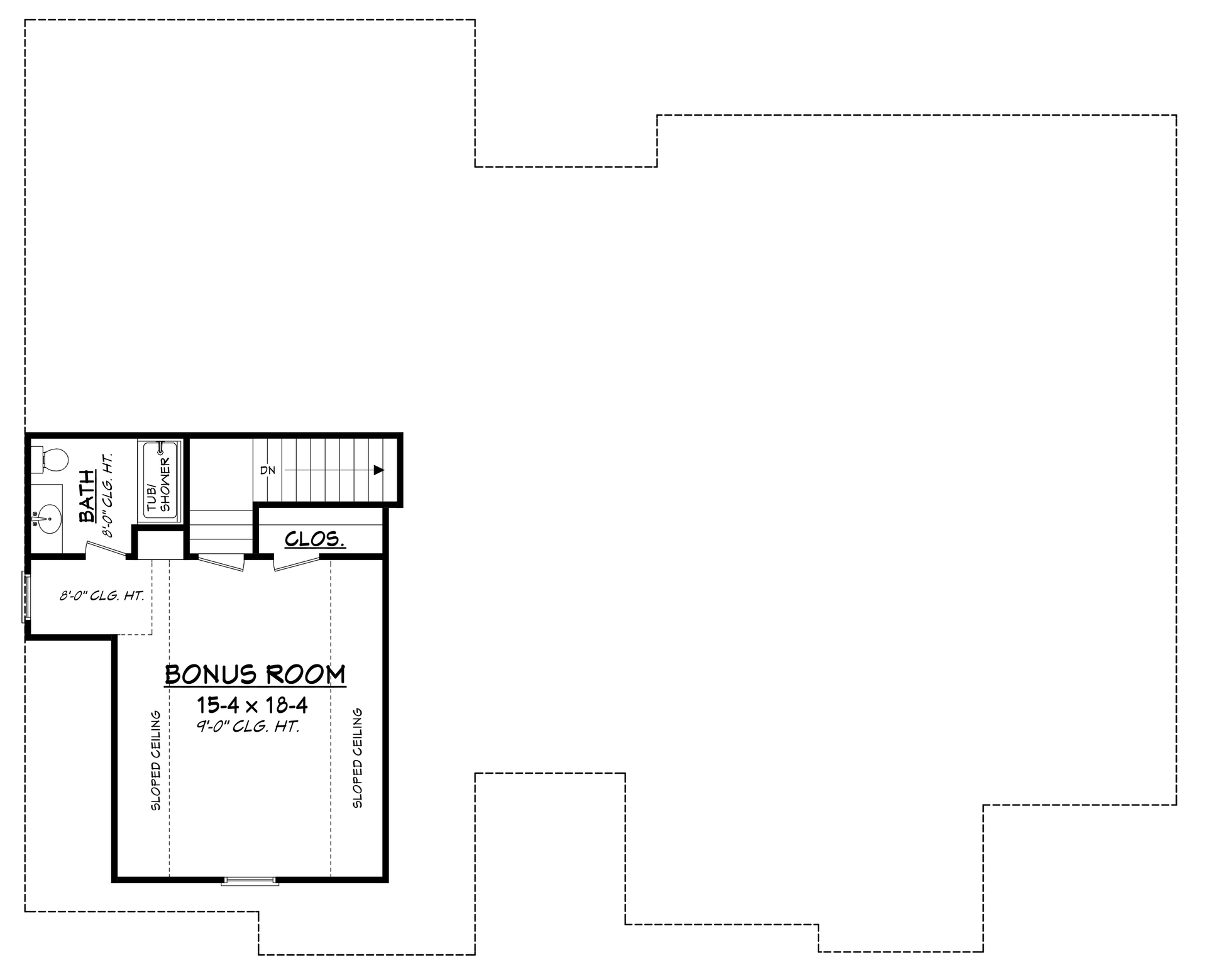 Floor Plan Bonus Room