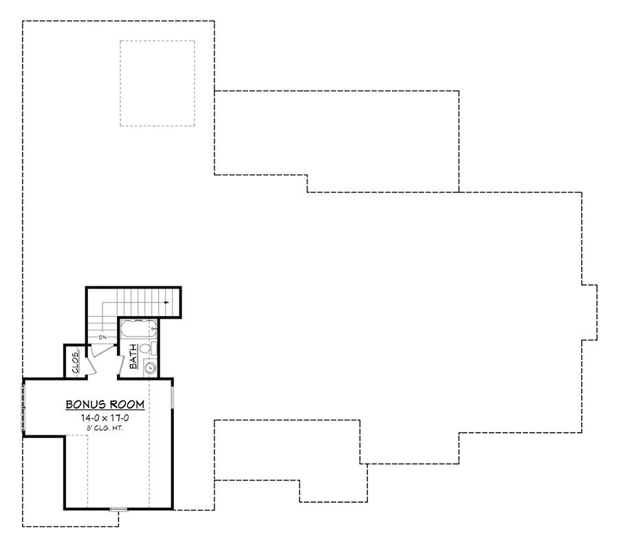 Floor Plan Bonus Room