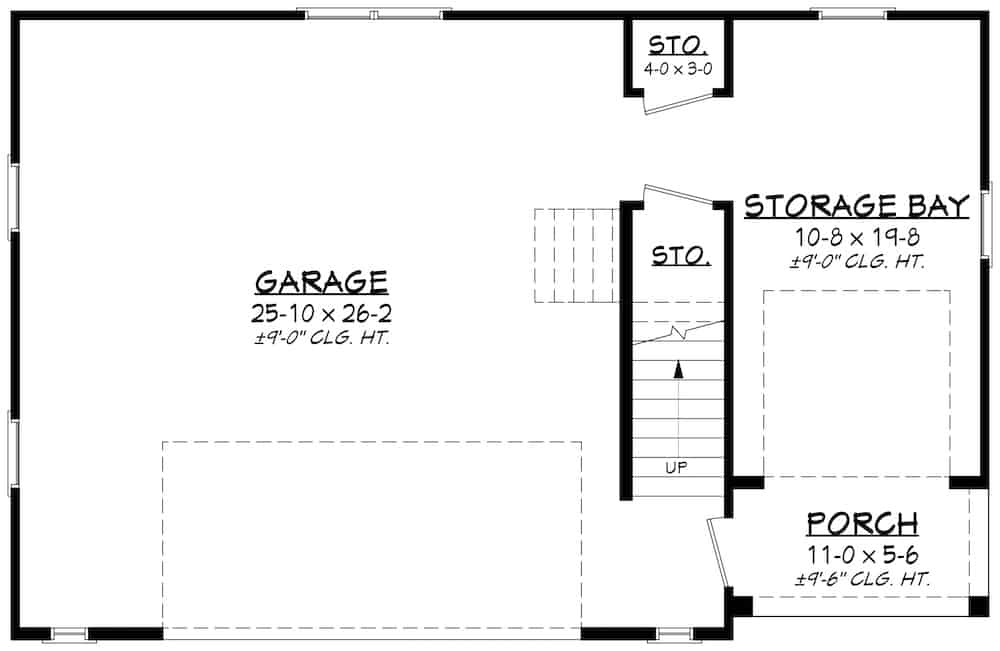Floor Plan Garage