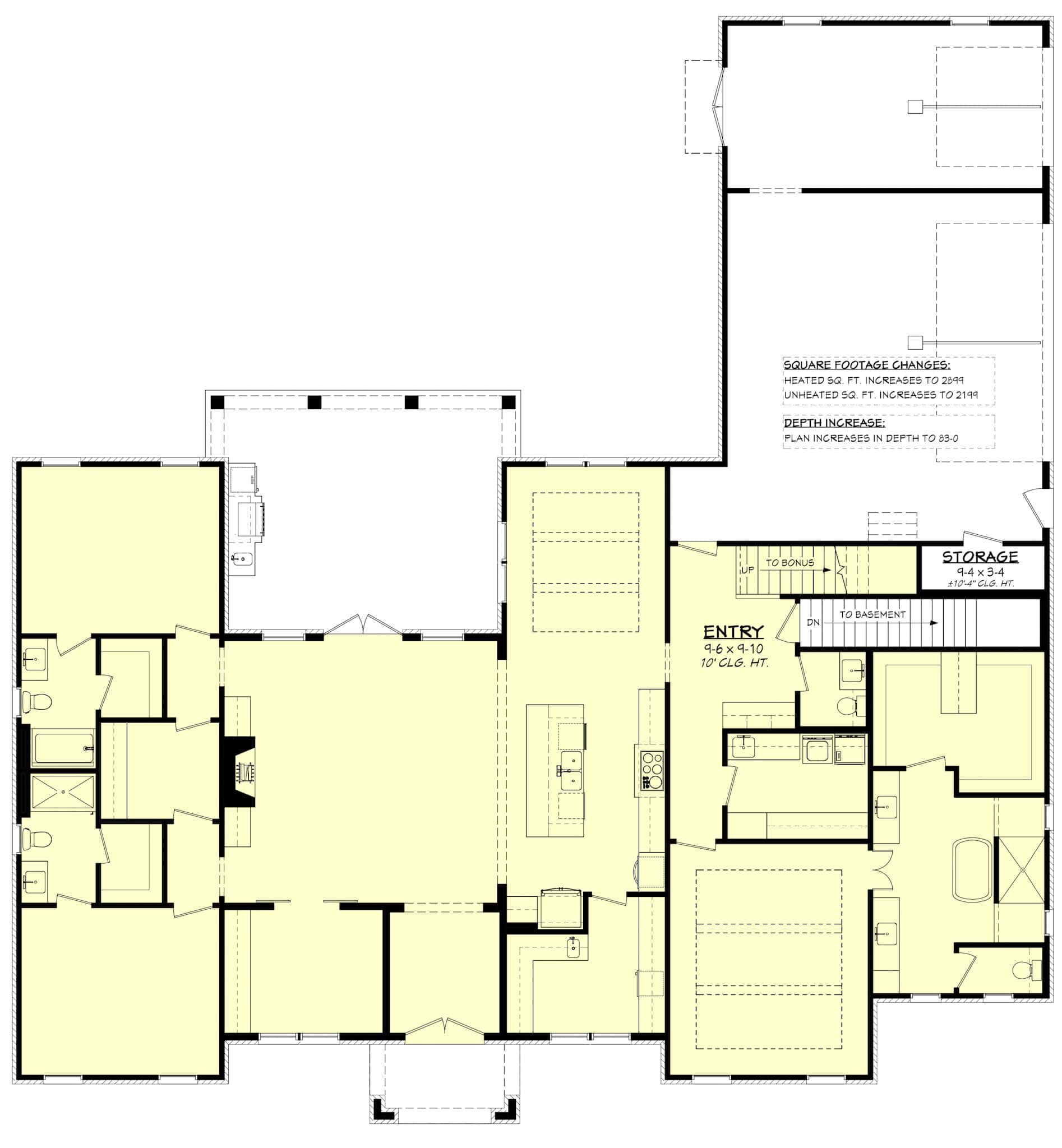 Basement Option Stair Location