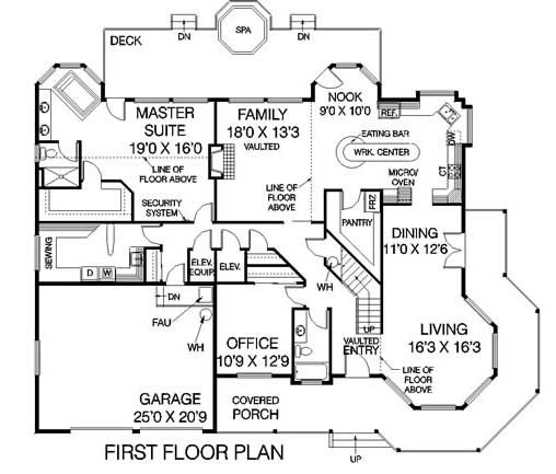 Floor Plan First Story