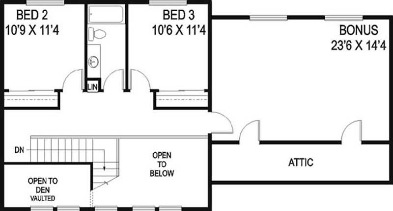 Upper Level Floor Plan