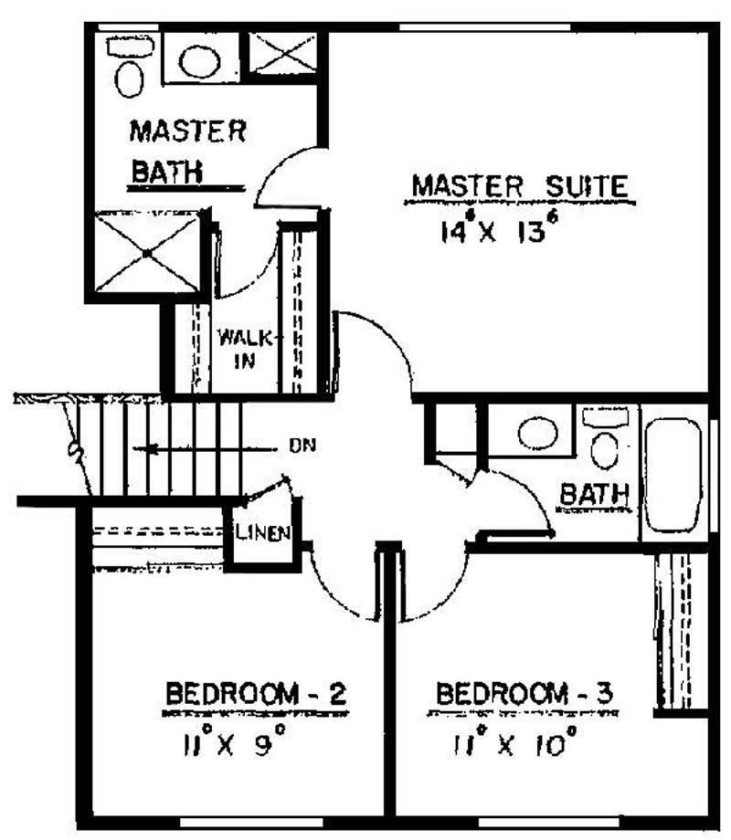 Upper Level Floor Plan