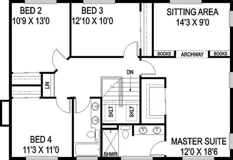 FLOOR PLAN SECOND STORY