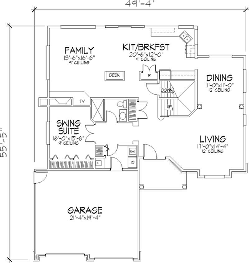 Floor Plan First Story