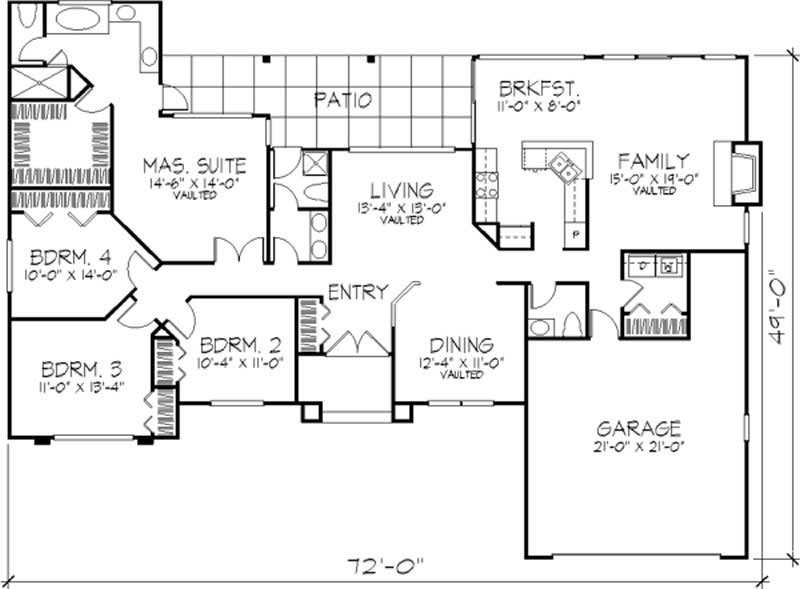 Floor Plan First Story