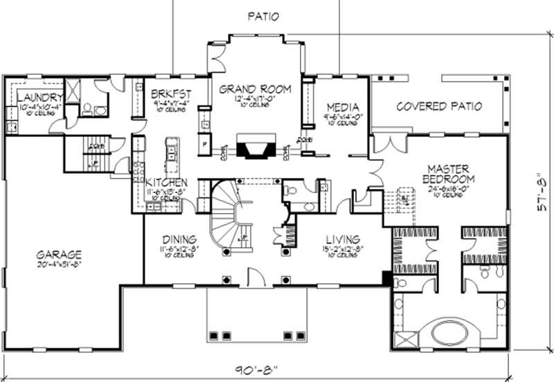 Floor Plan First Story