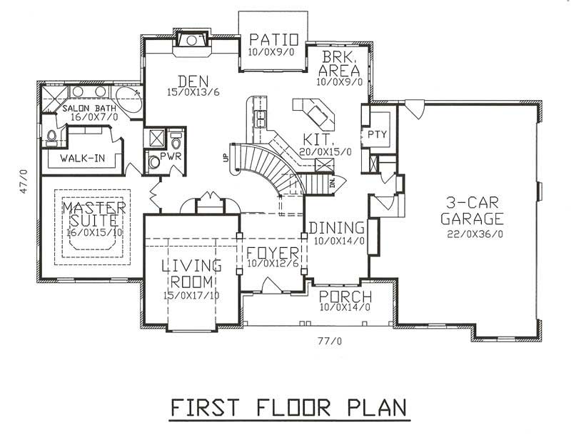 Floor Plan First Story