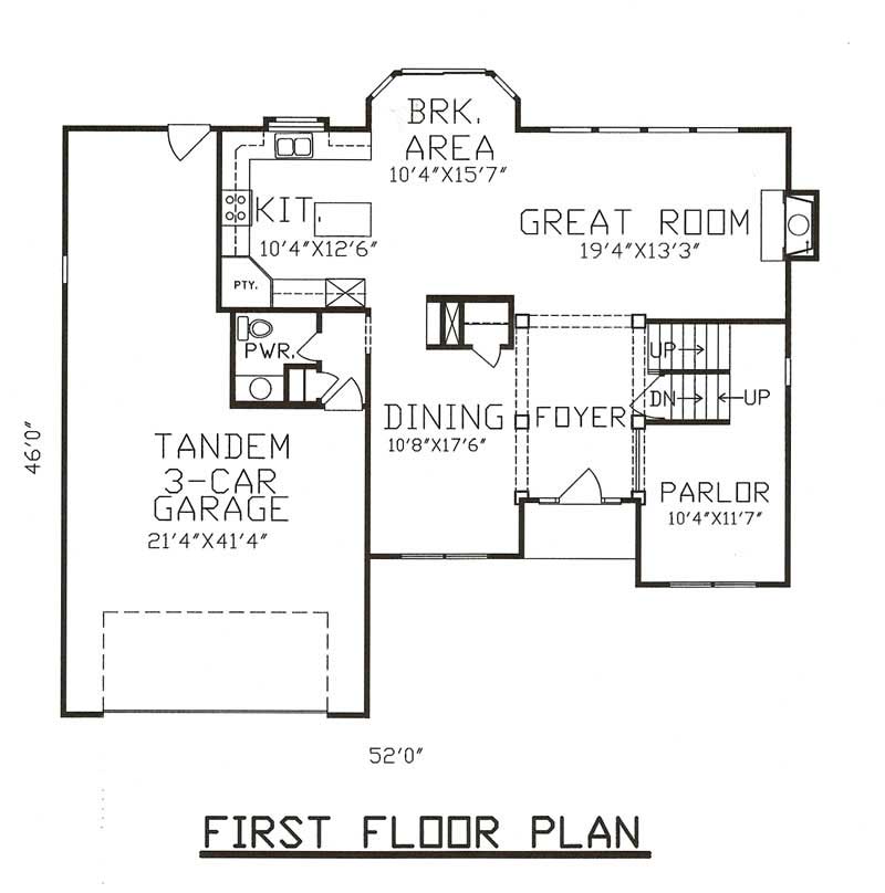 Floor Plan First Story