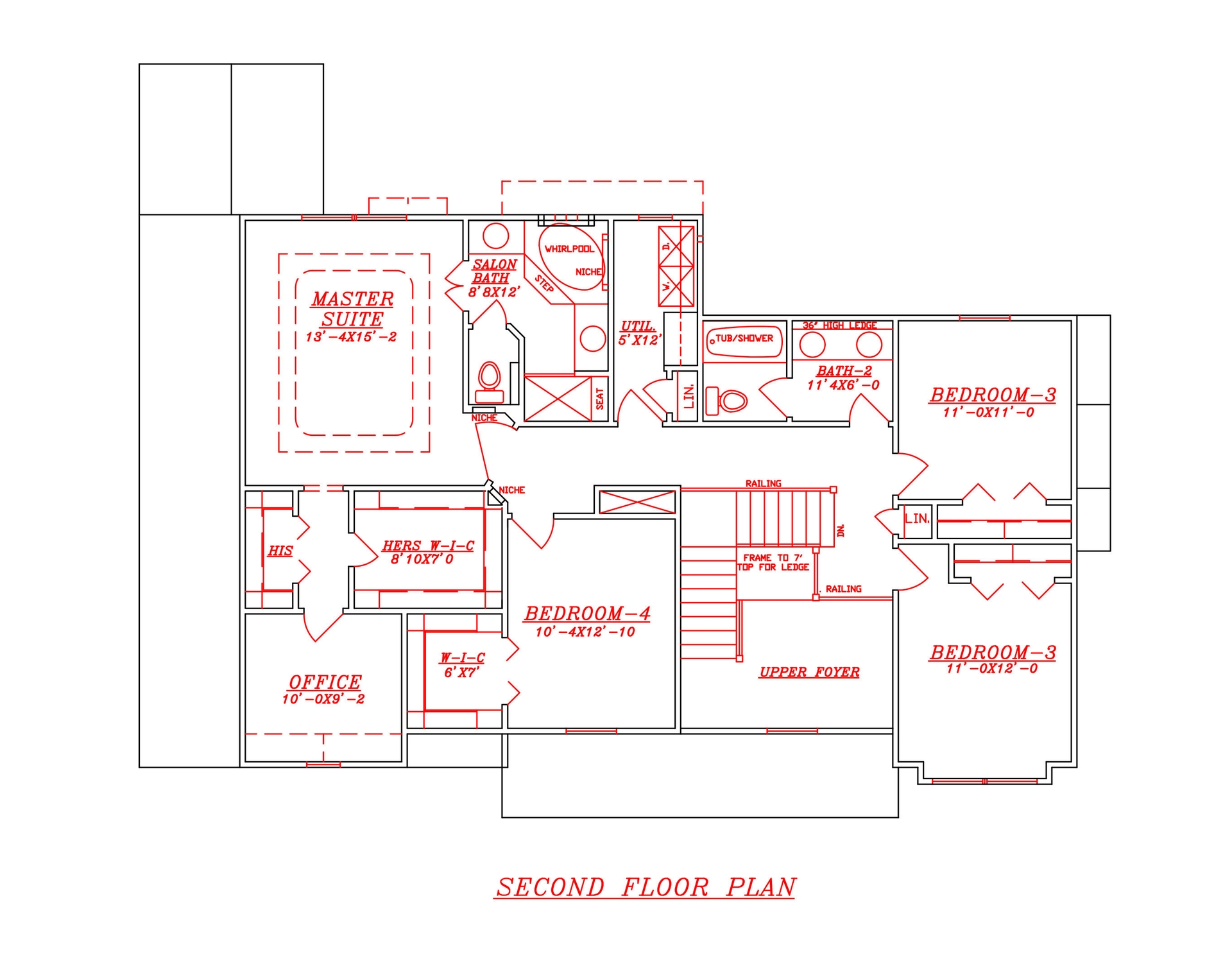 Floor Plan Upper Level