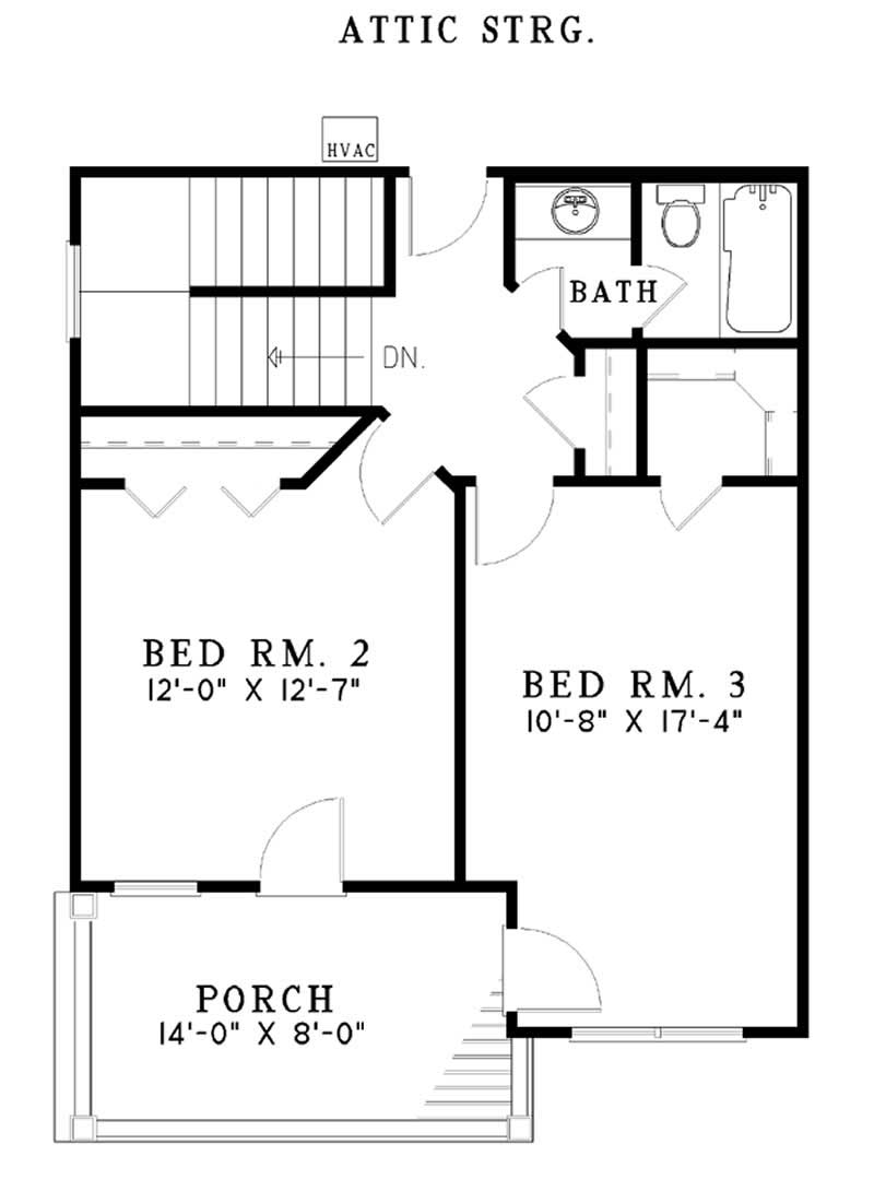 Upper Level Floor Plan