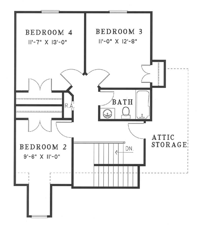 Upper Level Floor Plan