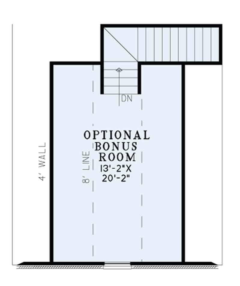 Floor Plan Bonus Room