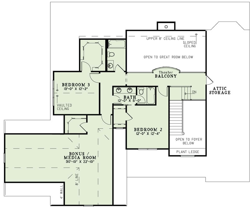 Floor Plan Upper Level