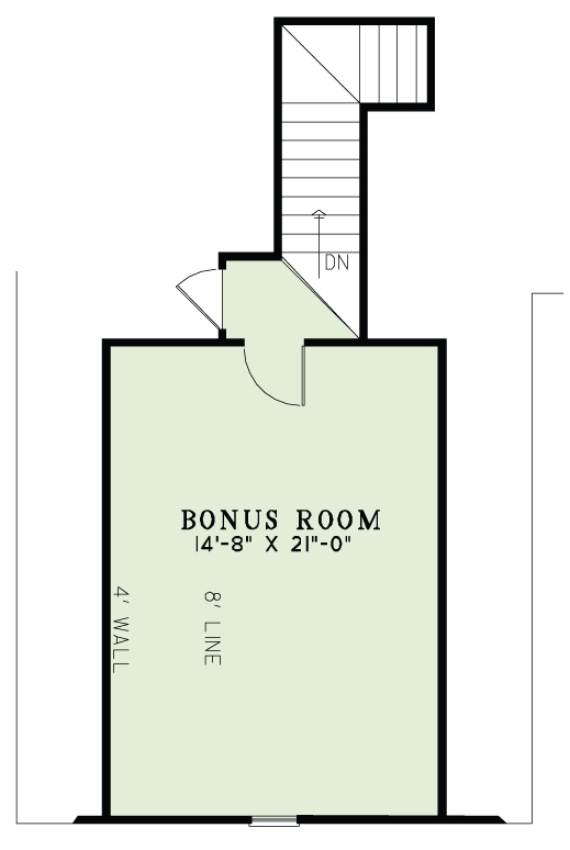 Floor Plan Bonus Room