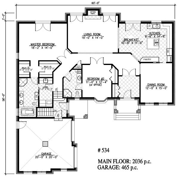 Floor Plan First Story