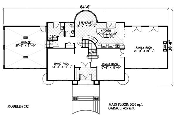 Floor Plan First Story