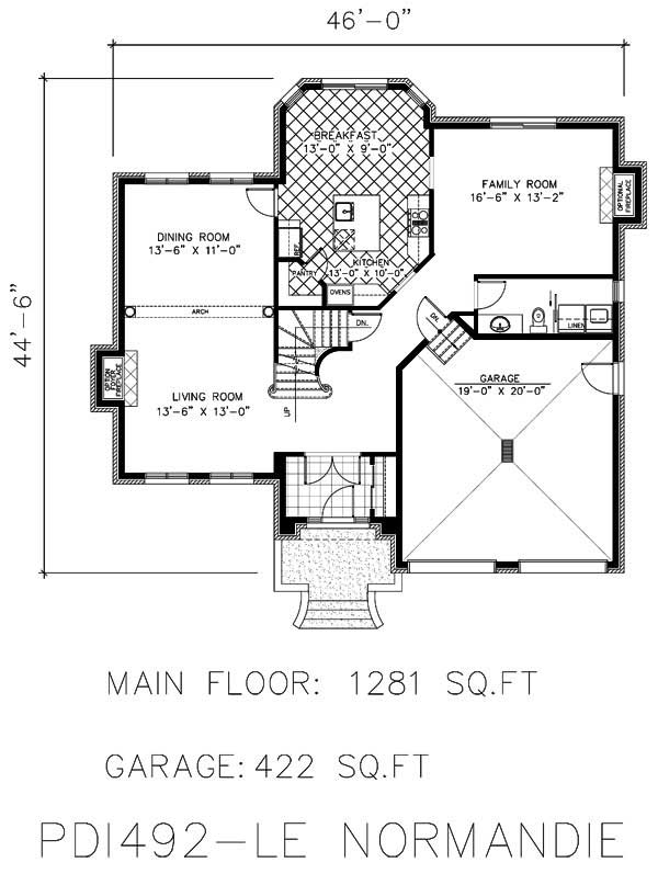 Floor Plan First Story