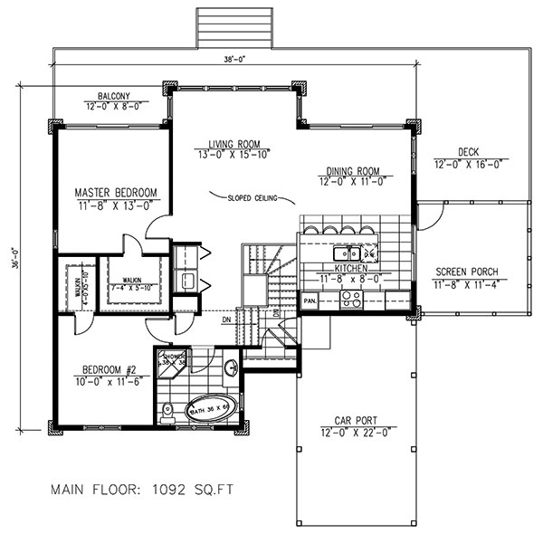Floor Plan Main Level