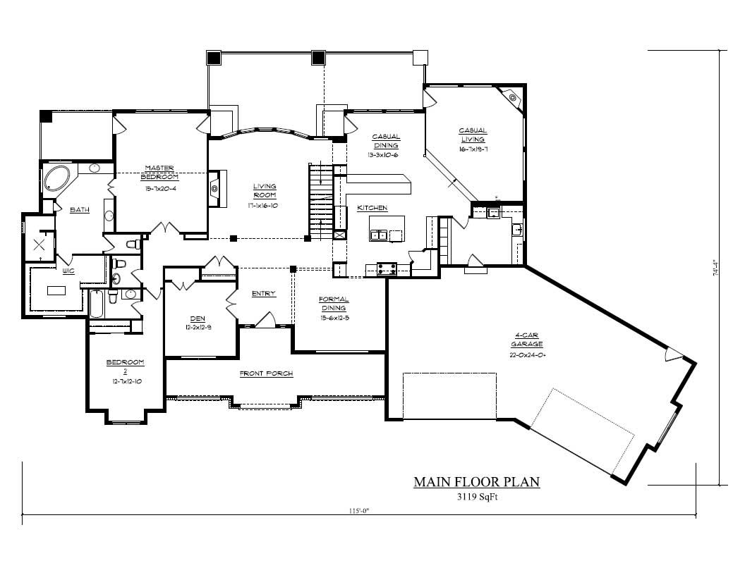 Floor Plan First Story