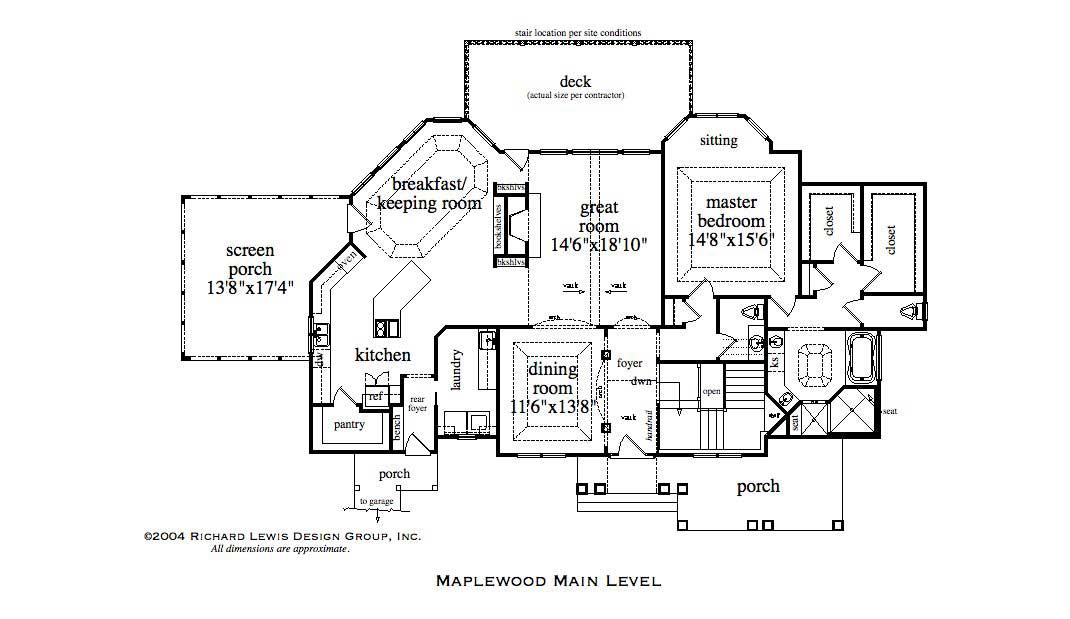 Floor Plan First Story