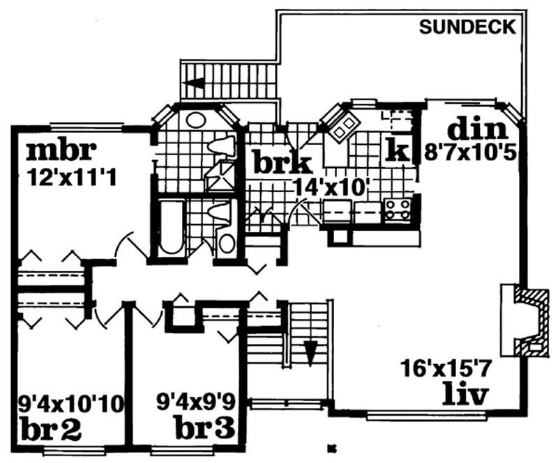 Upper Level Floor Plan