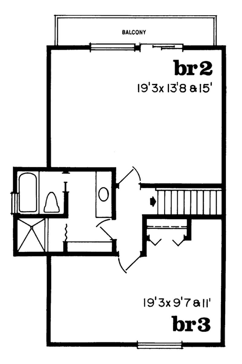 Upper Level Floor Plan