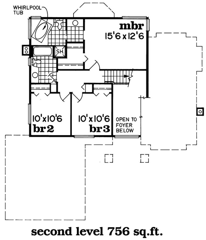 Upper Level Floor Plan
