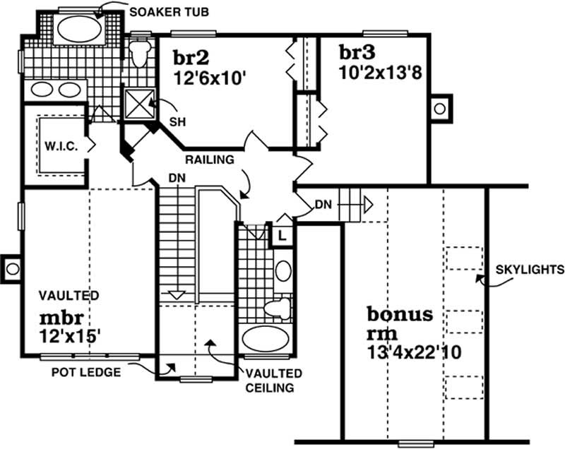 Upper Level Floor Plan