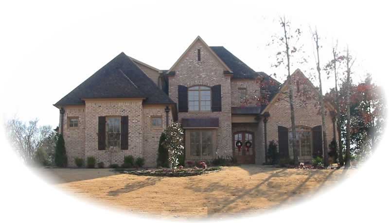 Front view of Southern home (ThePlanCollection: House Plan #170-1013)