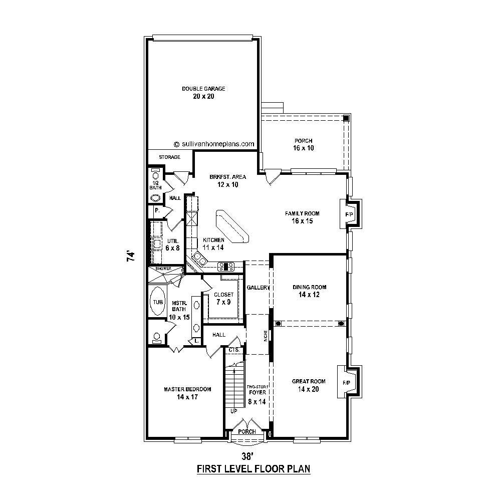 Floor Plan First Story