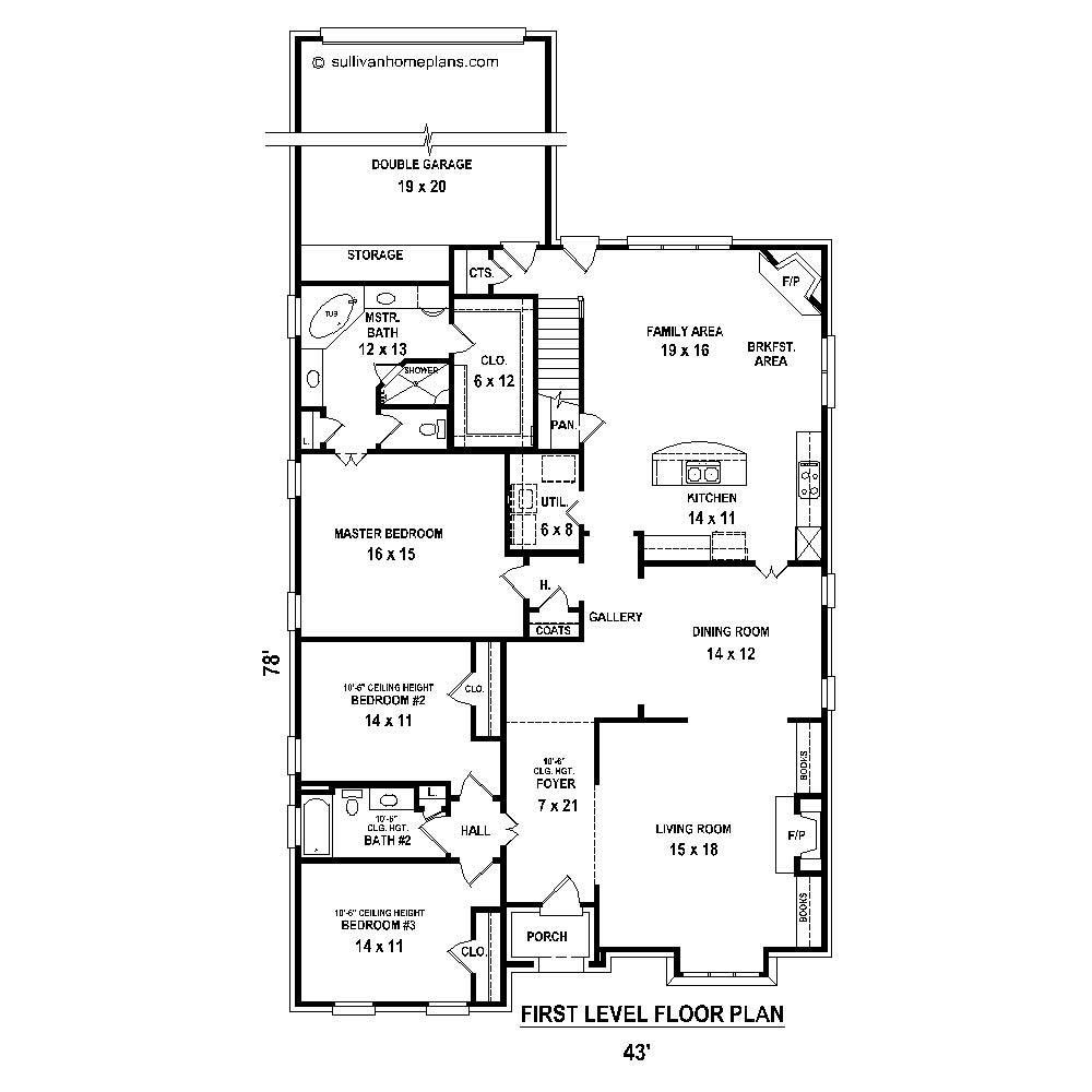 Floor Plan First Story
