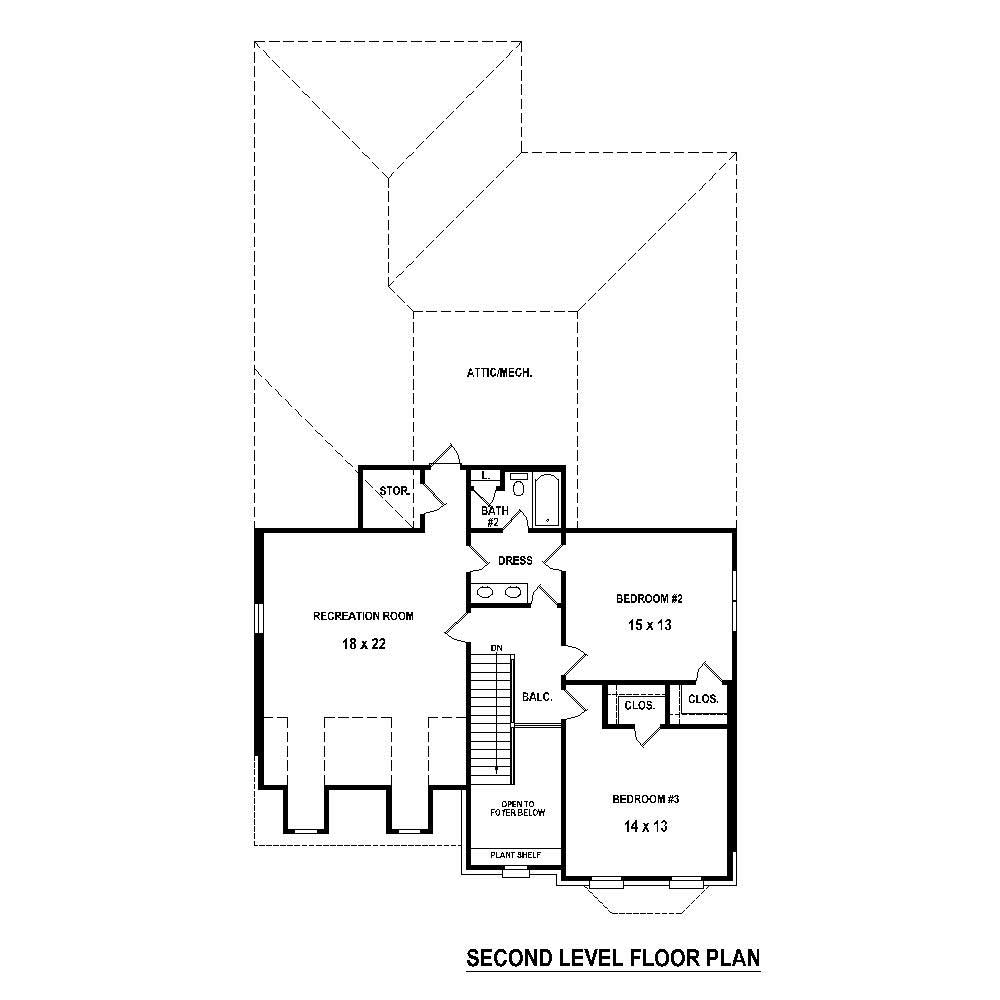 Floor Plan Second Story