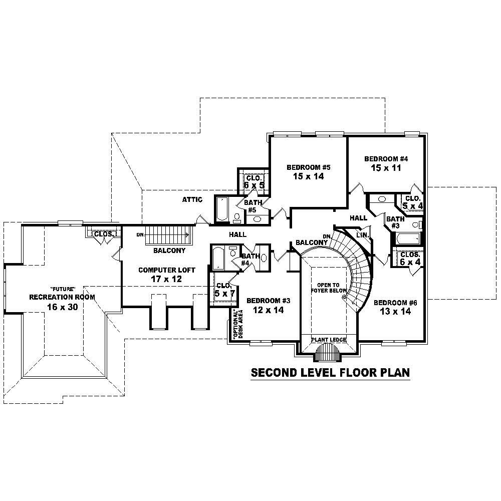 Floor Plan Second Story