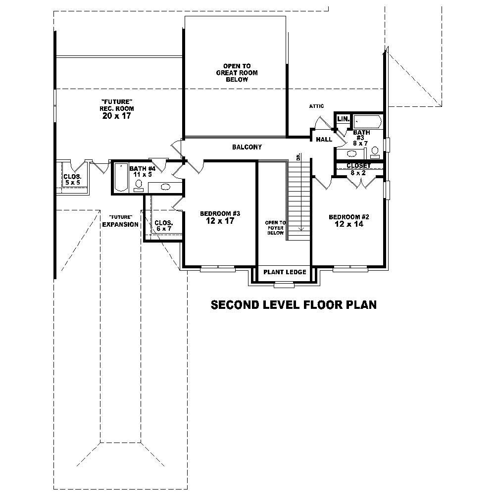 Floor Plan Second Story