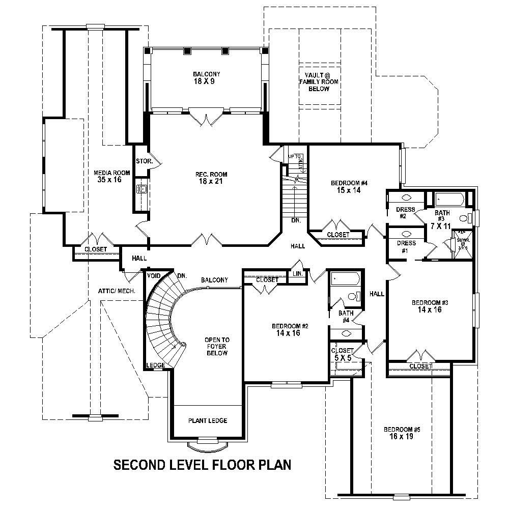 Floor Plan Second Story