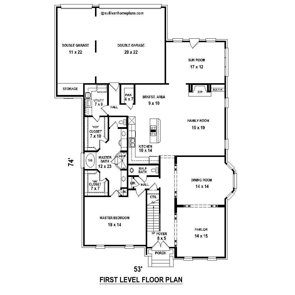 Floor Plan First Story