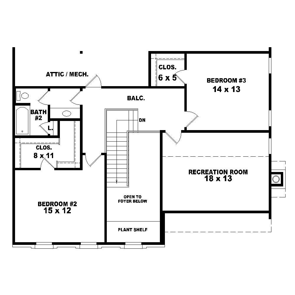Floor Plan Second Story