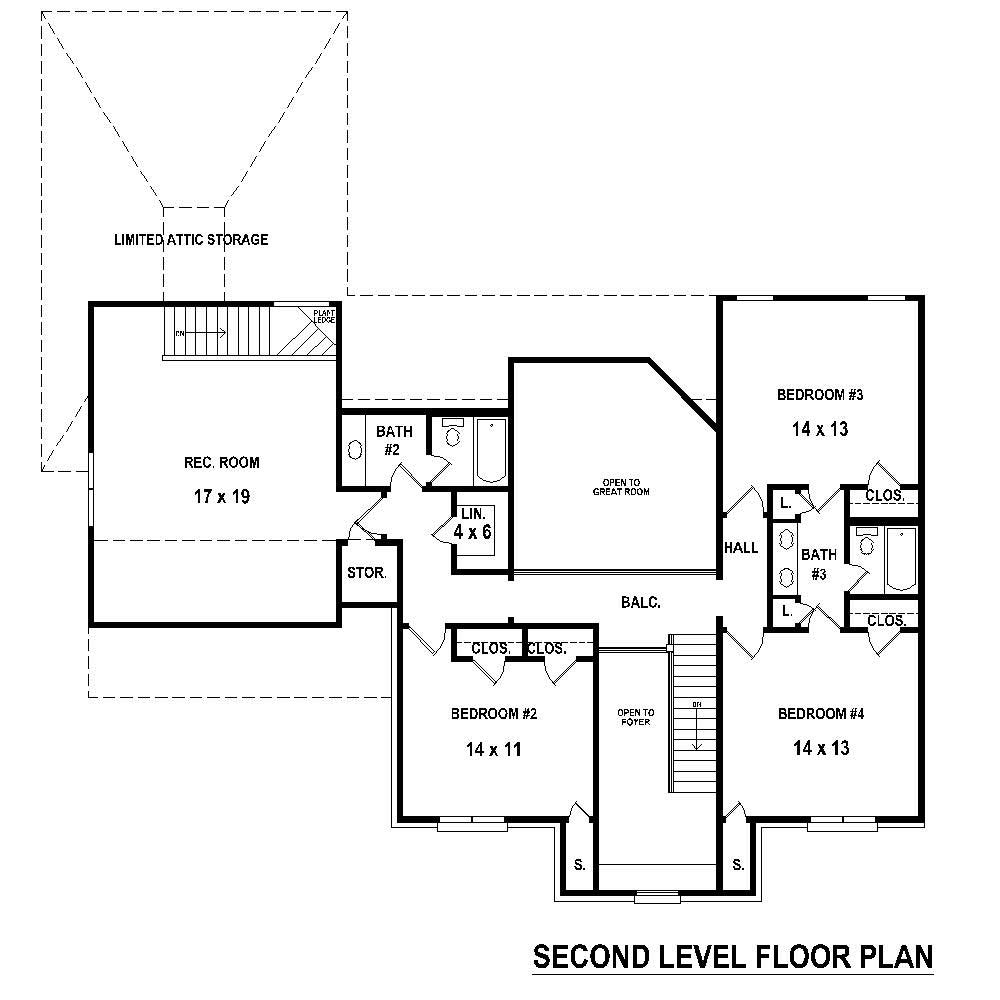 Floor Plan Second Story