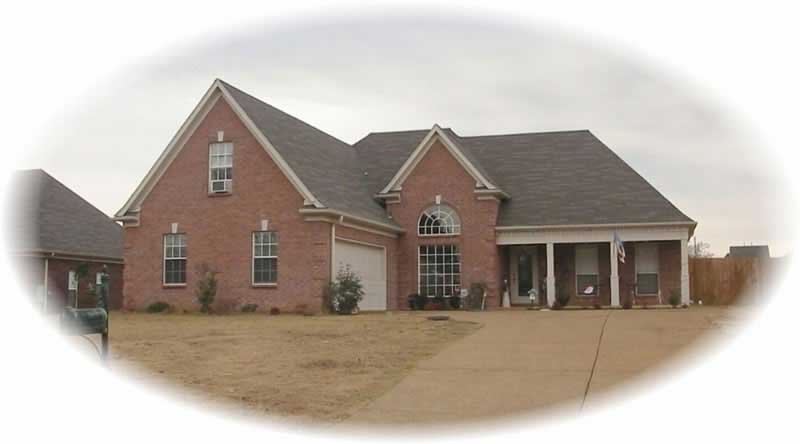 Front view of French home (ThePlanCollection: House Plan #170-2191)