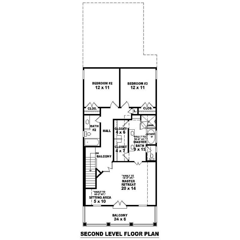 HOME PLAN SECOND LEVEL