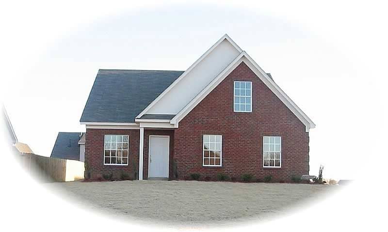 Front view of Traditional home (ThePlanCollection: House Plan #170-2275)