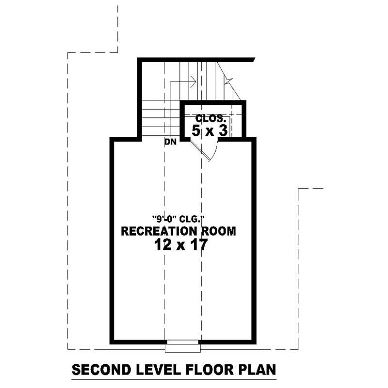 HOME PLAN SECOND LEVEL
