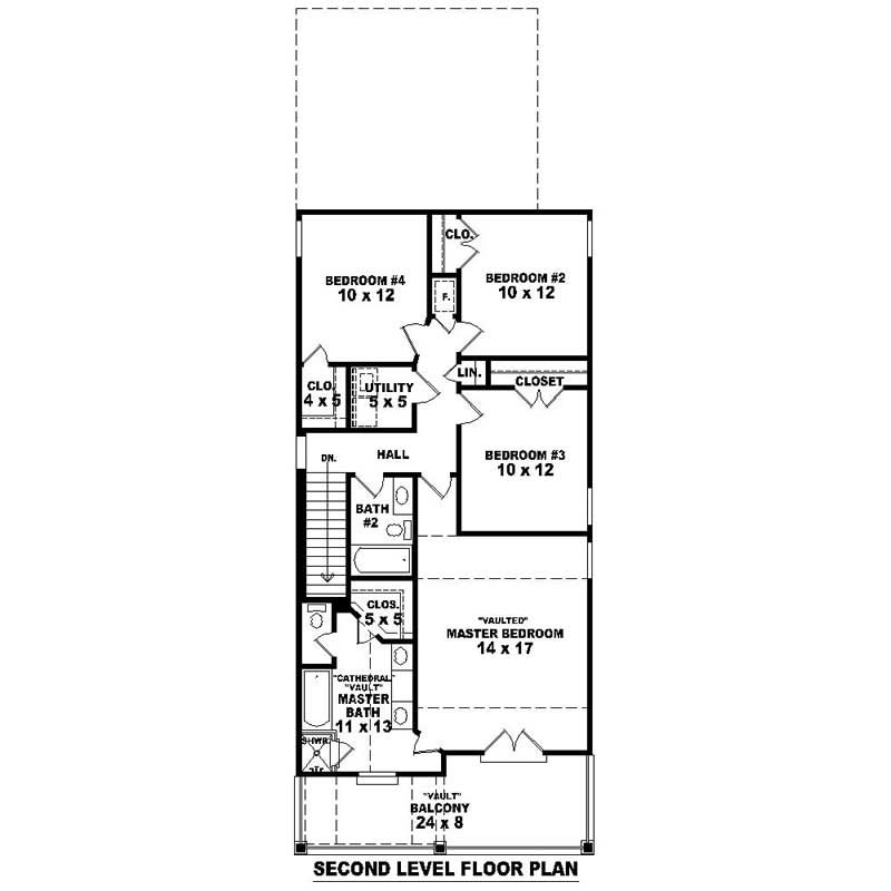 HOME PLAN SECOND LEVEL