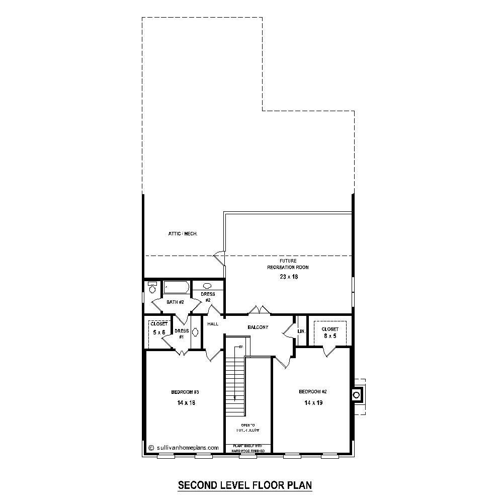 Floor Plan Second Story