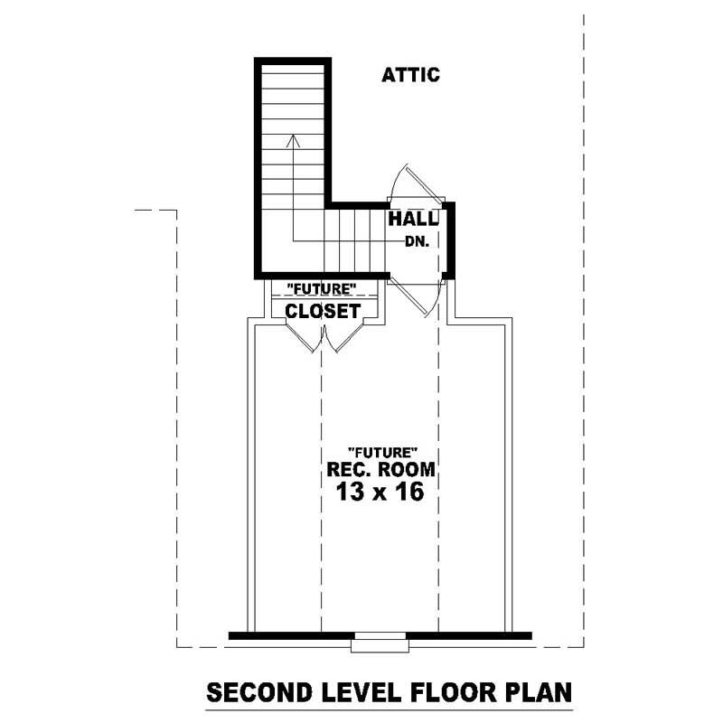 HOME PLAN SECOND LEVEL
