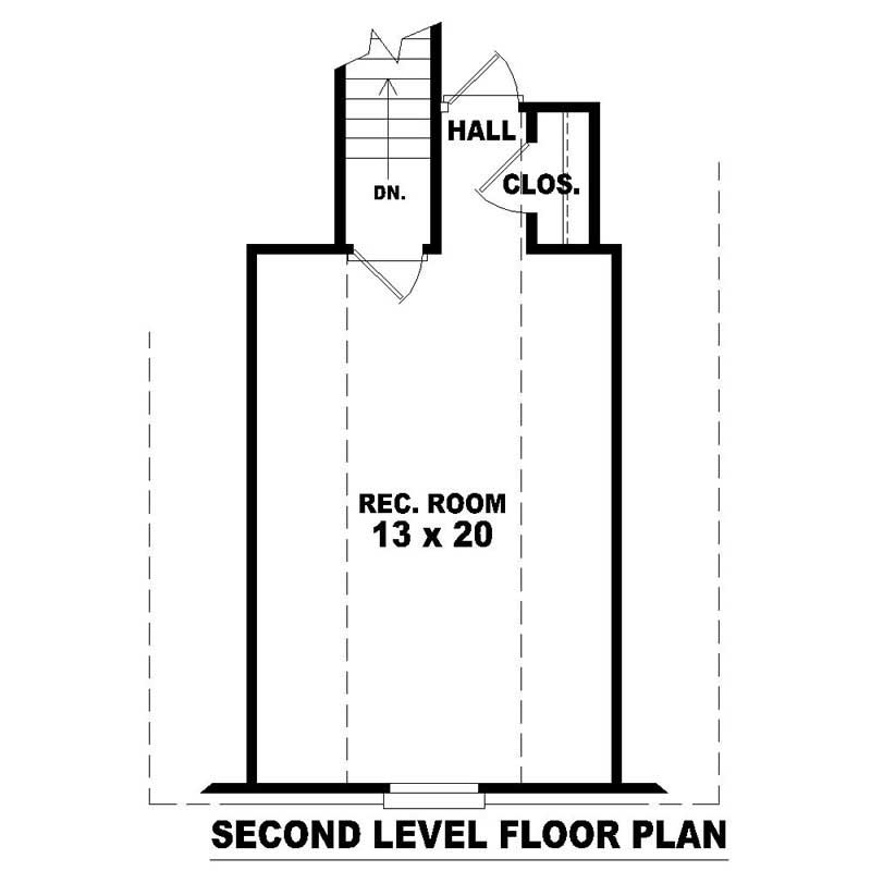 HOME PLAN SECOND LEVEL